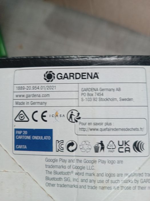 Sterownik Gardena Blutut nowy