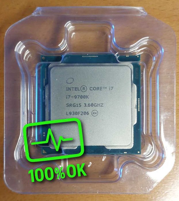 Intel Core i7-9700K | 8 núcleos | Testado e totalmente funcional