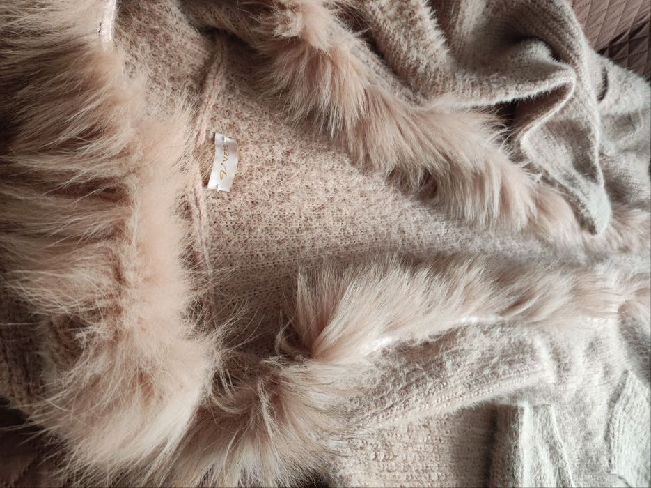 Casaco rosa muito macio