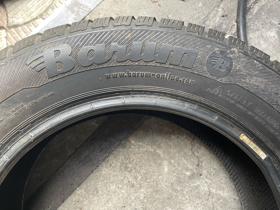 Шины 185/65 R15 Barum б/у 6,5мм зима 1шт L9