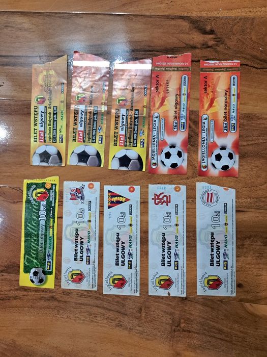 Bilety kolekcjonerskie Jagiellonia Białystok 2003/2004