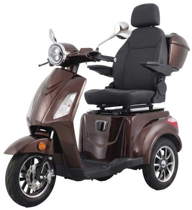 Skuter inwalidzki elektryczny Trójkołowy  Trzykołowy dla seniora Medilife FLY - Mobimed.com.pl