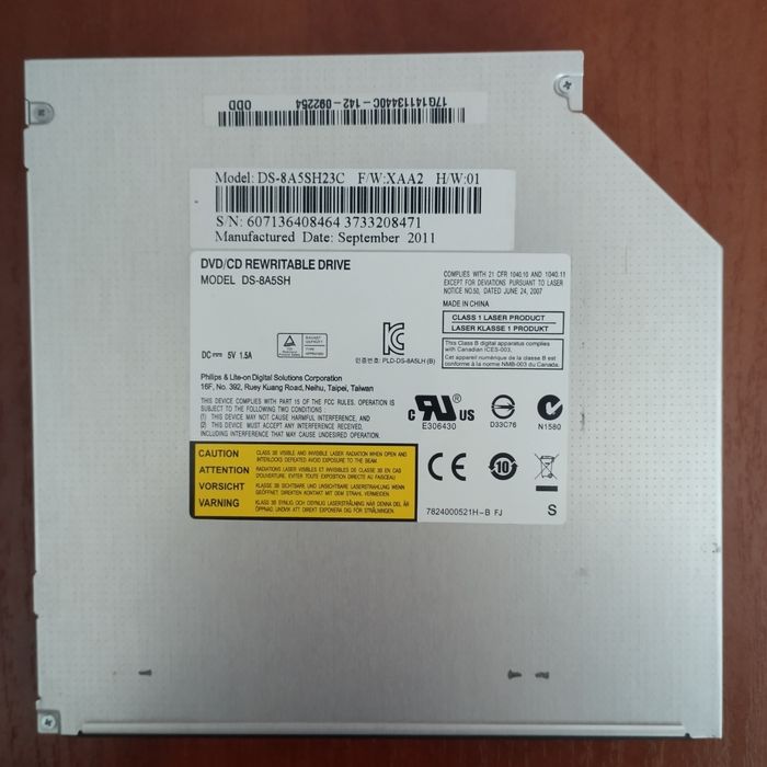 Оптичний привід (дисковод) 12.7 мм