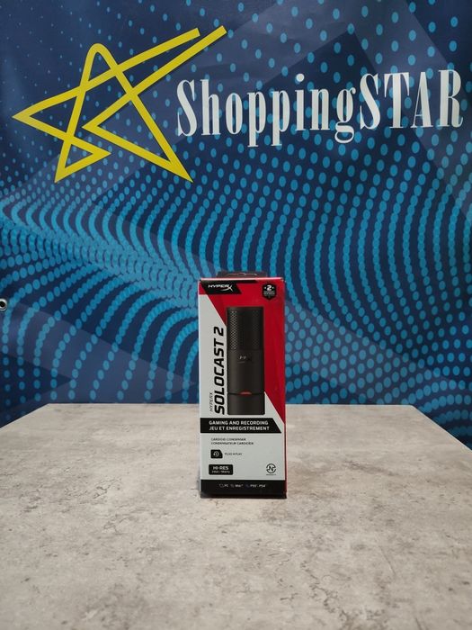 Мікрофон HyperX SoloCast 2 Black • Новий!