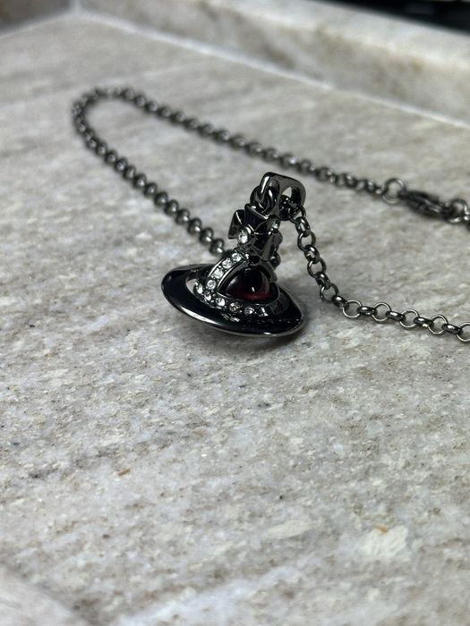Vivienne Westwood Saturn Orb mini red подвеска кулон підвіска