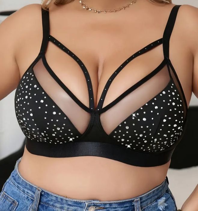 Biustonosz stanik miekki plus size rozm. 90 e
