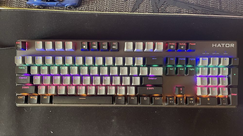 Клавіатура дротова Hator Starfall Rainbow Origin Red