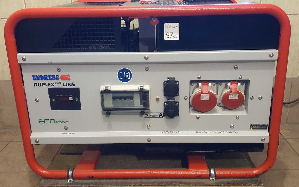 Agregat ENDRESS ESE 1306 DSG-GT ES Duplex Subaru 10kW Gw.