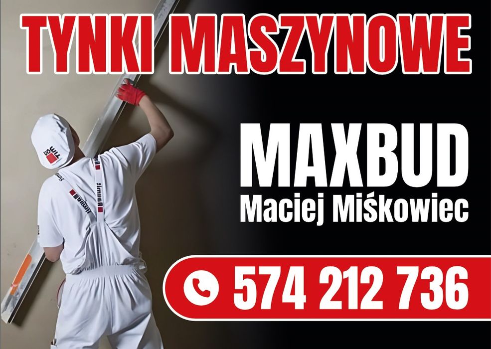 Tynki maszynowe Maciej Miśkowiec