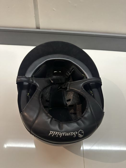 kask jezdziecki samshield miss shield 2.0 swarovski czarny 57L