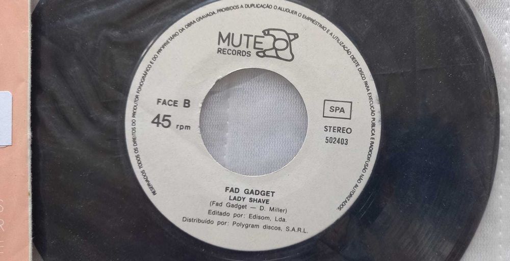 Fad Gadget – Make Room Single 1981 Portugal