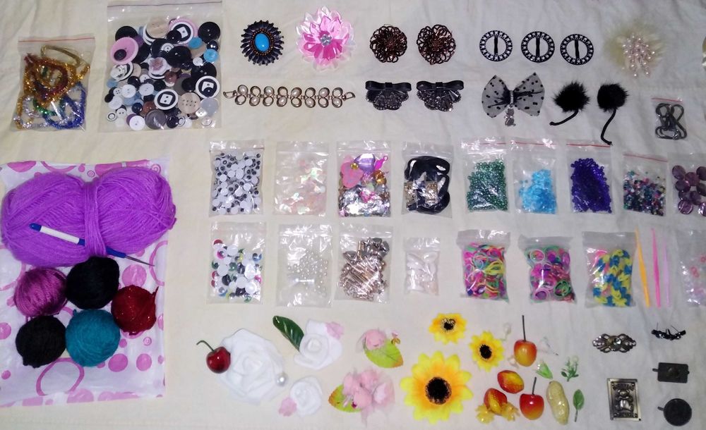 Всё для рукоделия огромный набор для девочки