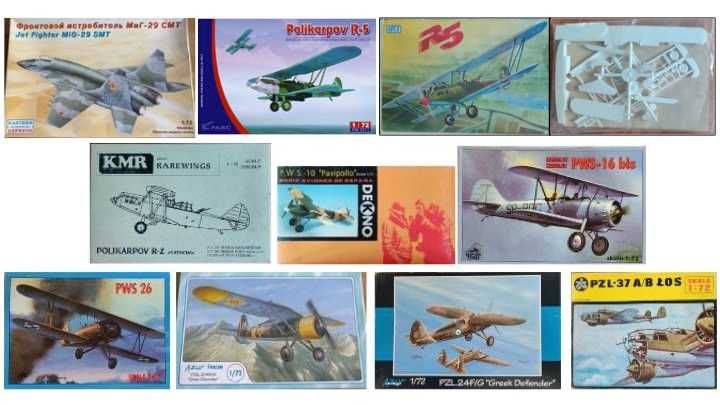 Kits 1/72 Aviões de Leste