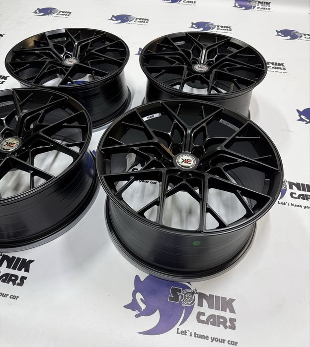Диски R20 5х112 Різноширокі EK-Racing стиль Matte Black