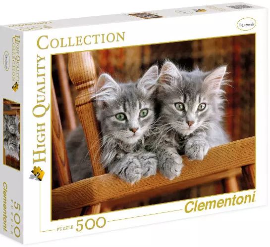 Puzzle 500 elementów. High Quality Collection. Kotki. Clementoni. Nowy Produkt