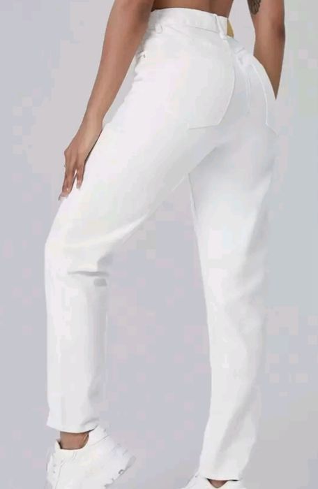 Eleganckie, białe spodnie Shein – komfort i styl na co dzień!