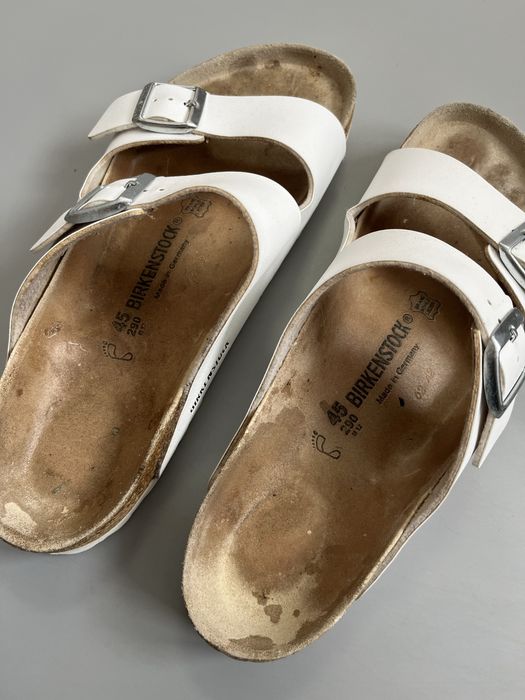 Тапки Birkenstock Arizona White Boston 45(29cm)