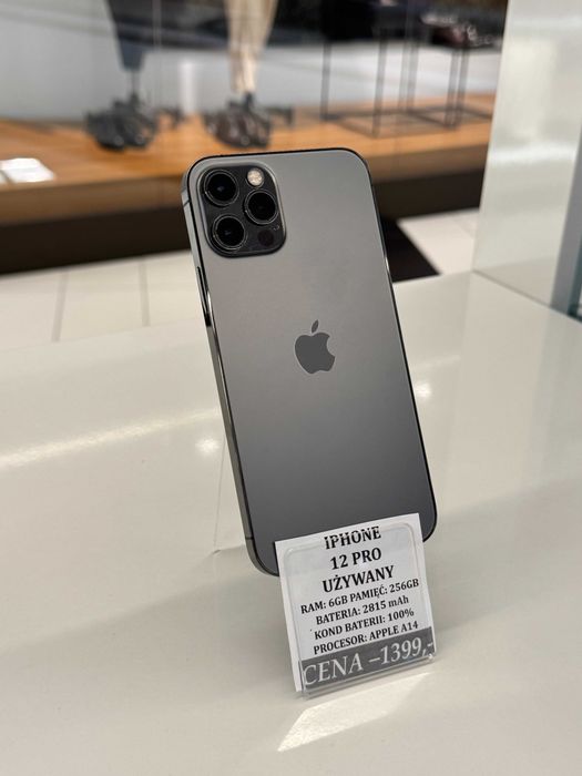 iPhone 12 Pro 256GB Bat 100% Topcase Vivo *Raty 0%