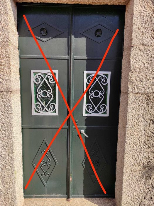 Portas em Ferro com chave
