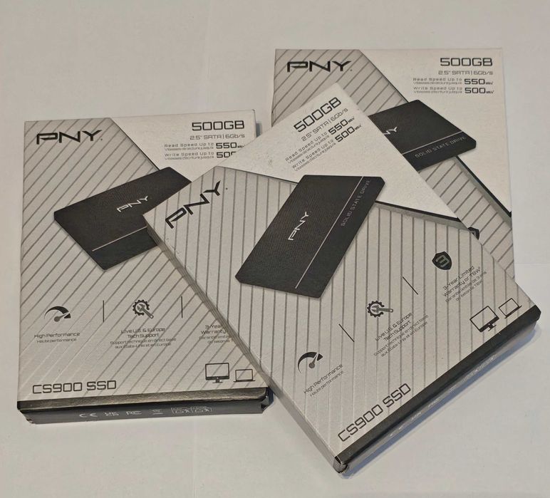 Nowy Dysk SSD 2,5” SATA III PNY CS900 500GB