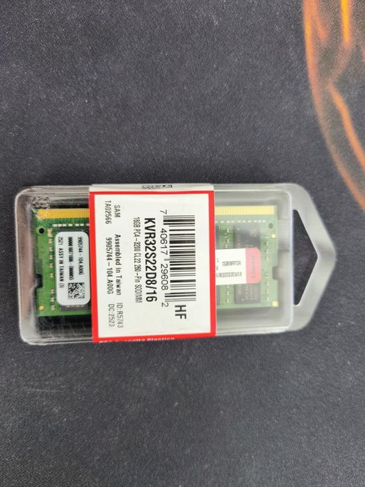 Оперативна пам'ять для ноутбука SoDIMM DDR4 16GB 3200 MHz Kingston