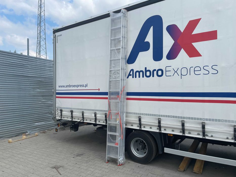 Drabina aluminiowa profesjonalna wielofunkcyjna HIGHER 3x14 seria 73PRO 10m