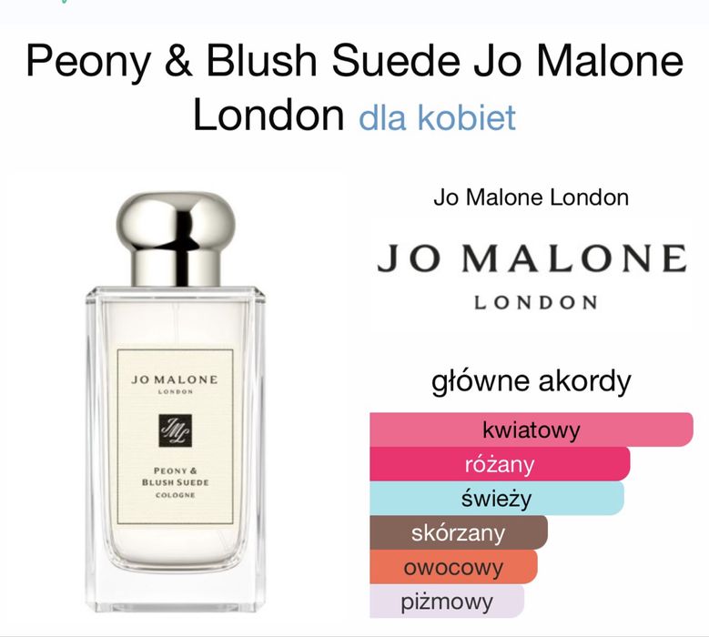 JoMalone 100ml nowy, Peony