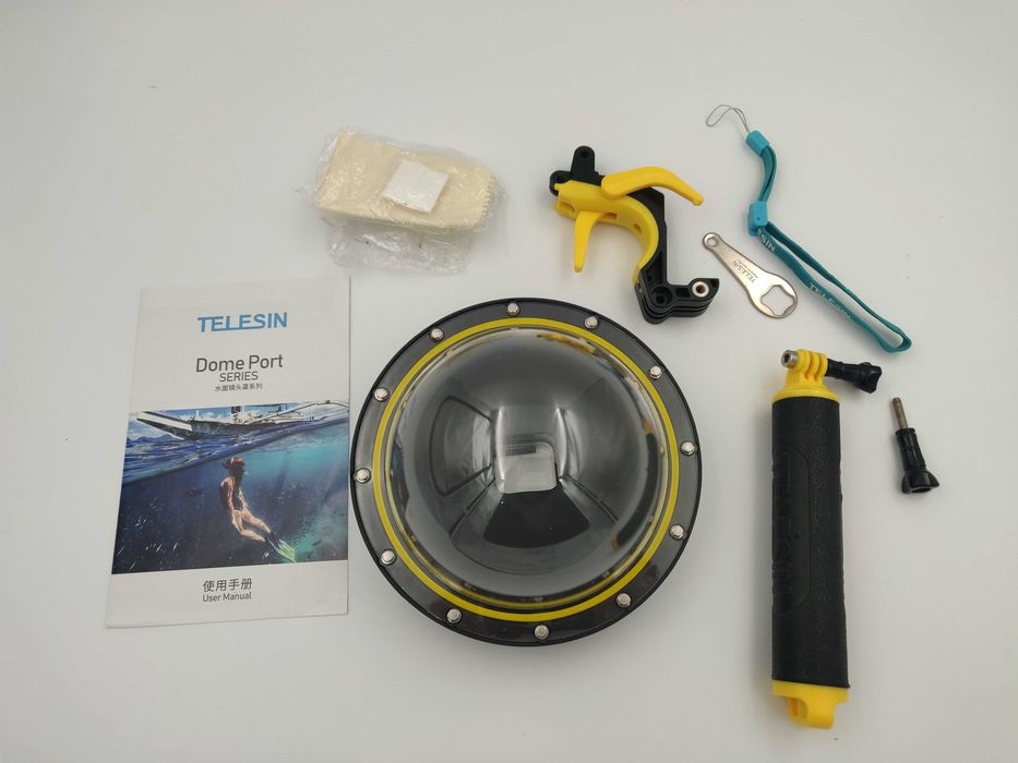 TELESIN 6'' Dome Port 30M Wodoodporna obudowa do Gopro Hero 5 6 7