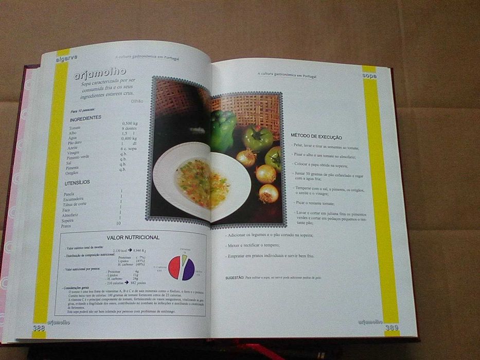 Gastronomia tradicional portuguesa 3 volumes