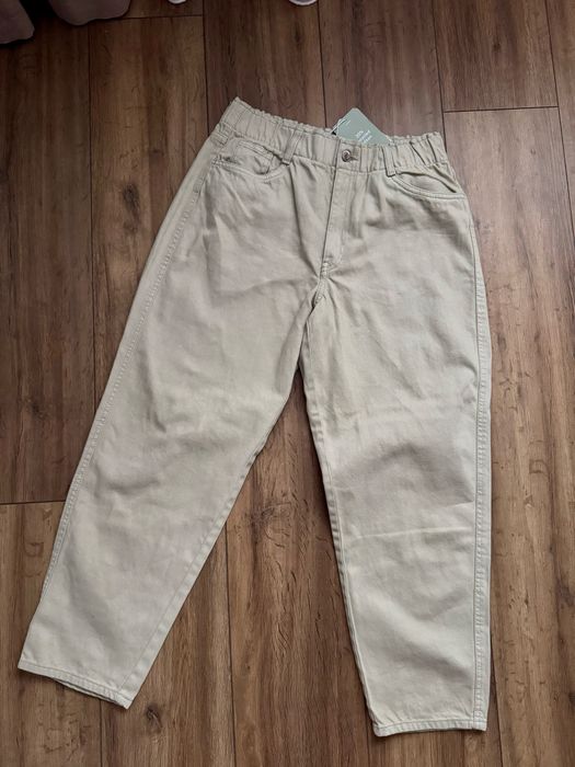 Джинси H&M беж слоуч