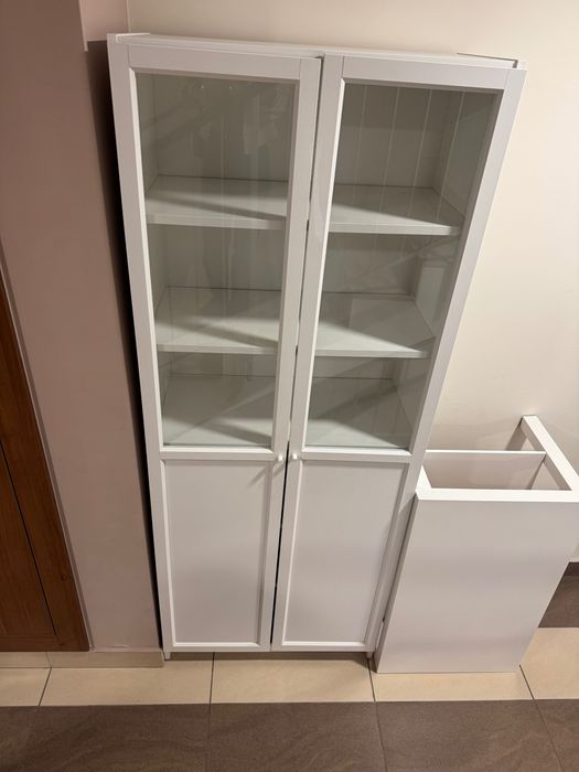 Regał Ikea Billy/Oxberg biały