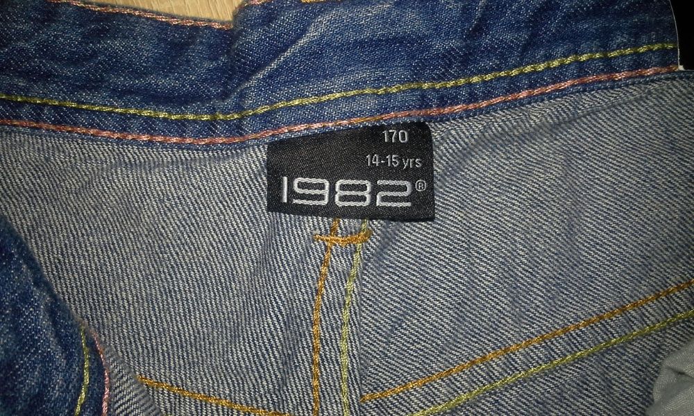 Jeansy młodzieżowe 1982, roz.170 NOWE