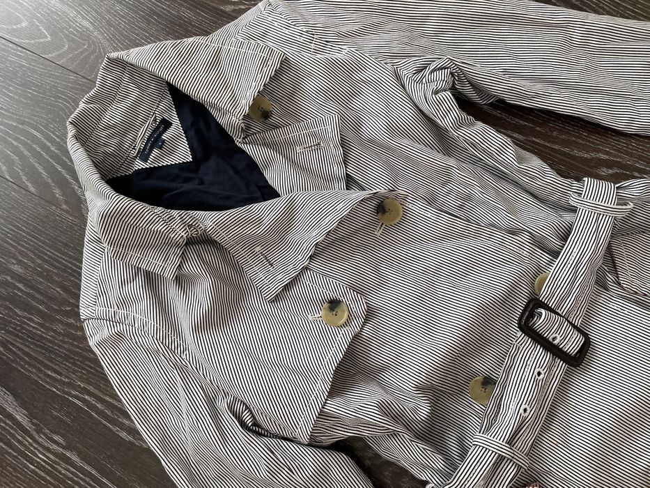 Płaszcz Tommy Hilhiger oryginalny S 36 paski