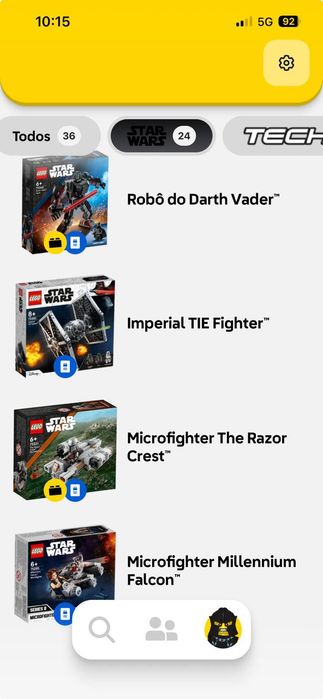 Vários legos StarWars