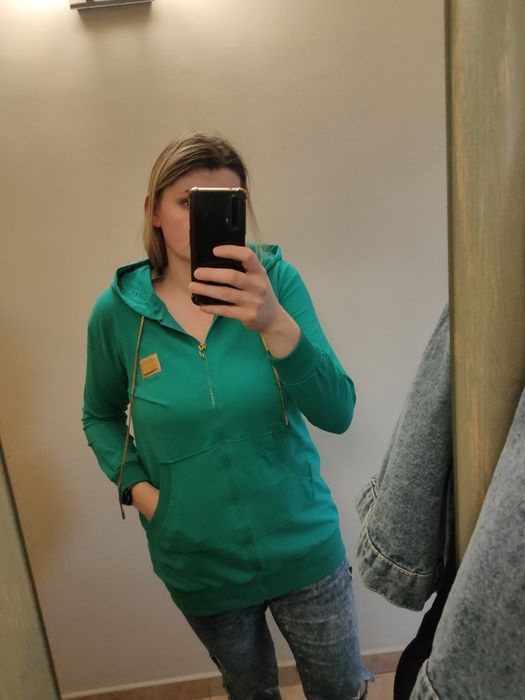 Nowa bawełniana bluza, trawka La Pia do 120 biust