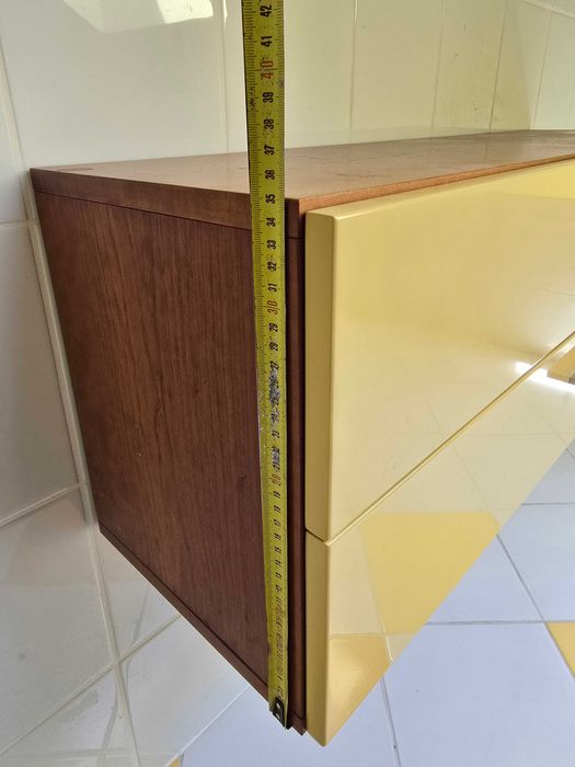 szafka wisząca 2 szuflady 100x35 30 cm głębokości