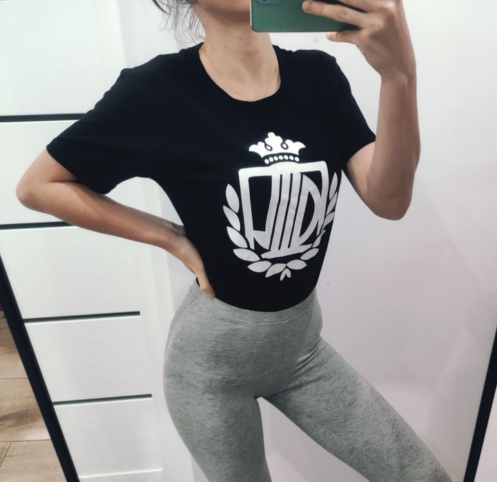 Koszulka t-shirt czarny Lady Diil jak nowa