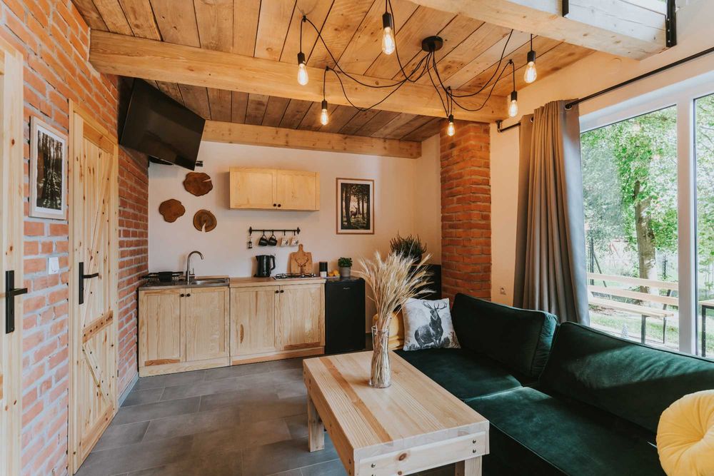 Domek 50m2 Ustrzyki Dolne z kominkiem Bieszczady Solina