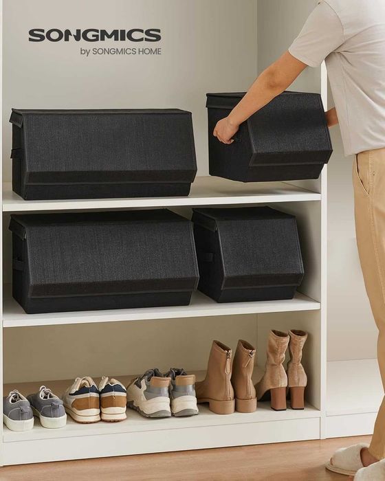 SONGMICS Zestaw 4 Organizerów do Szafy