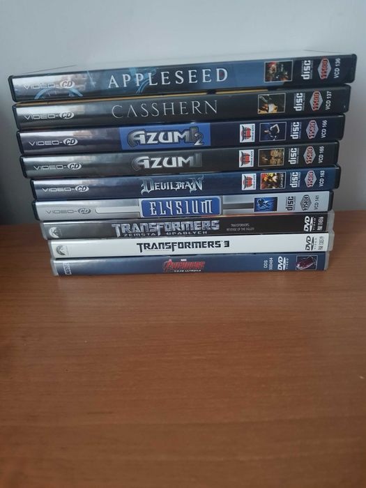 Filmy dvd/vcd 9 szt