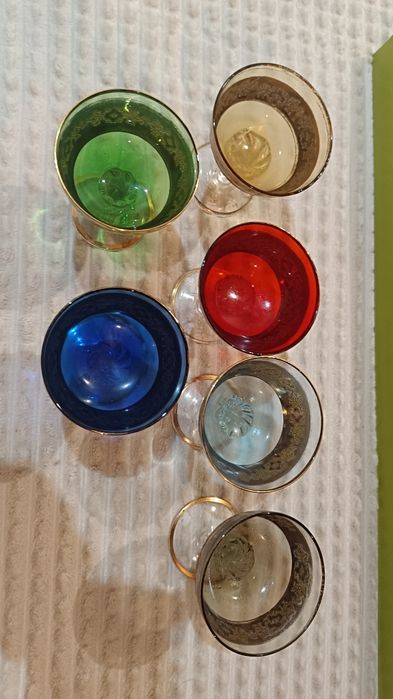 Coleção de copos vintage