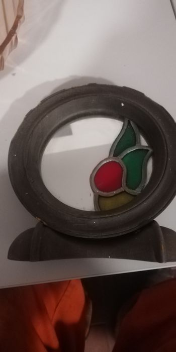 Lusterko prl vintage witraż pracownia witraży