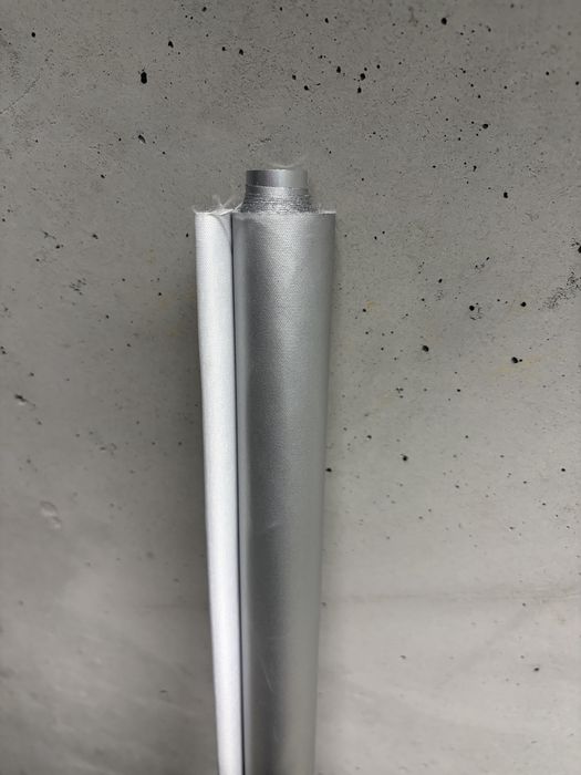 Nowa roleta zaciemniająca, termoizolacyjna, biała, 130x160cm