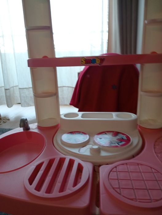 Cozinha infantil rosa