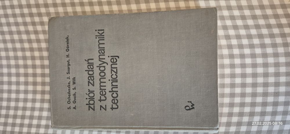 Zbiór zadań z termodynamiki technicznej