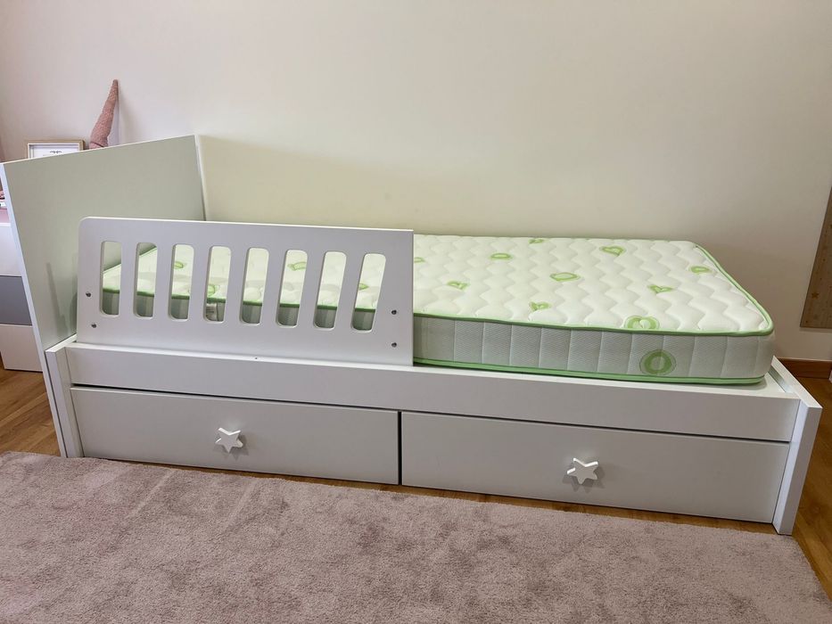 Cama convertivel Alondra Sero Bubble Grey