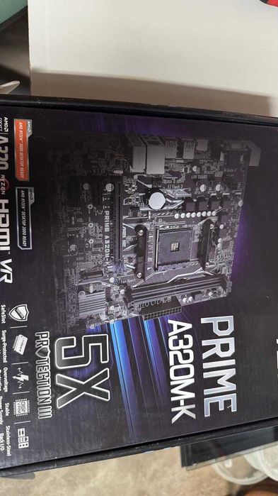 Motherboard Asus prime 320m-k mais processador amd ryzen 3 3200G