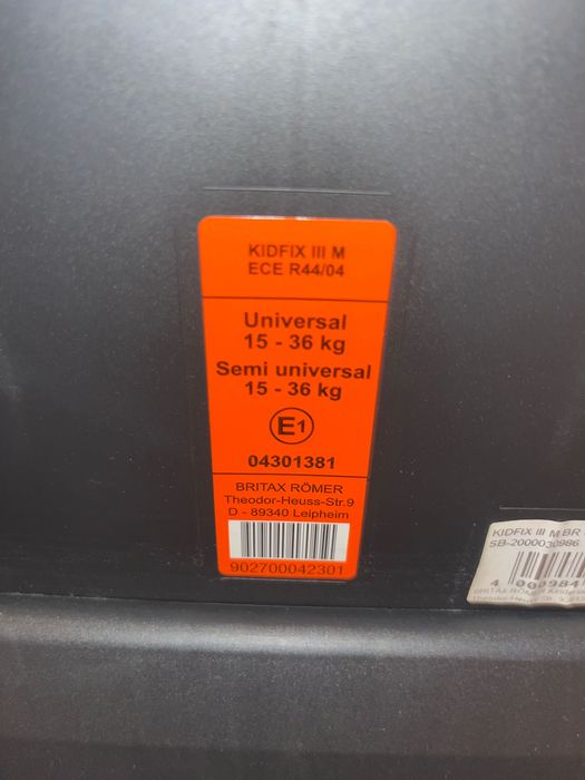 Britax Romer  15-36 S