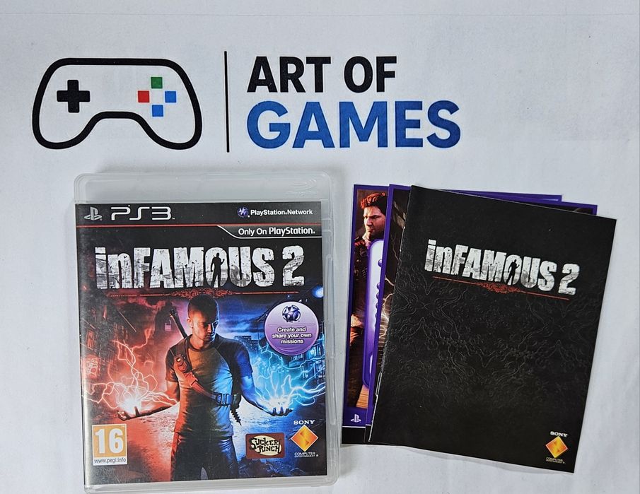 Infamous 2 Ps3 Playstation 3 Komplet 3xA