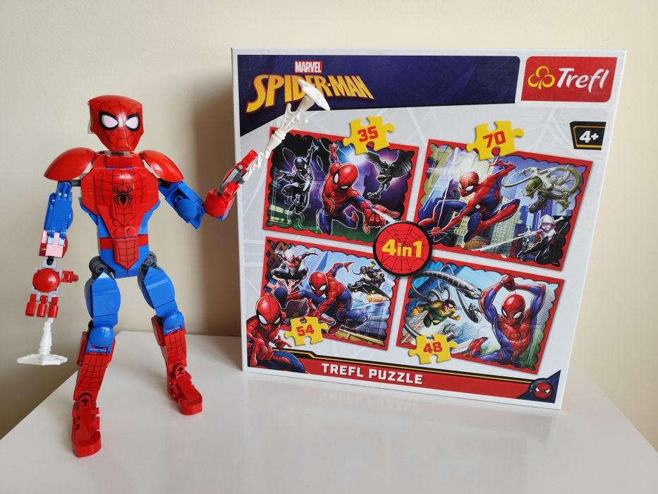 Пазли 4+ Спайдер-мен 4 в 1. Trefl. Spider-man